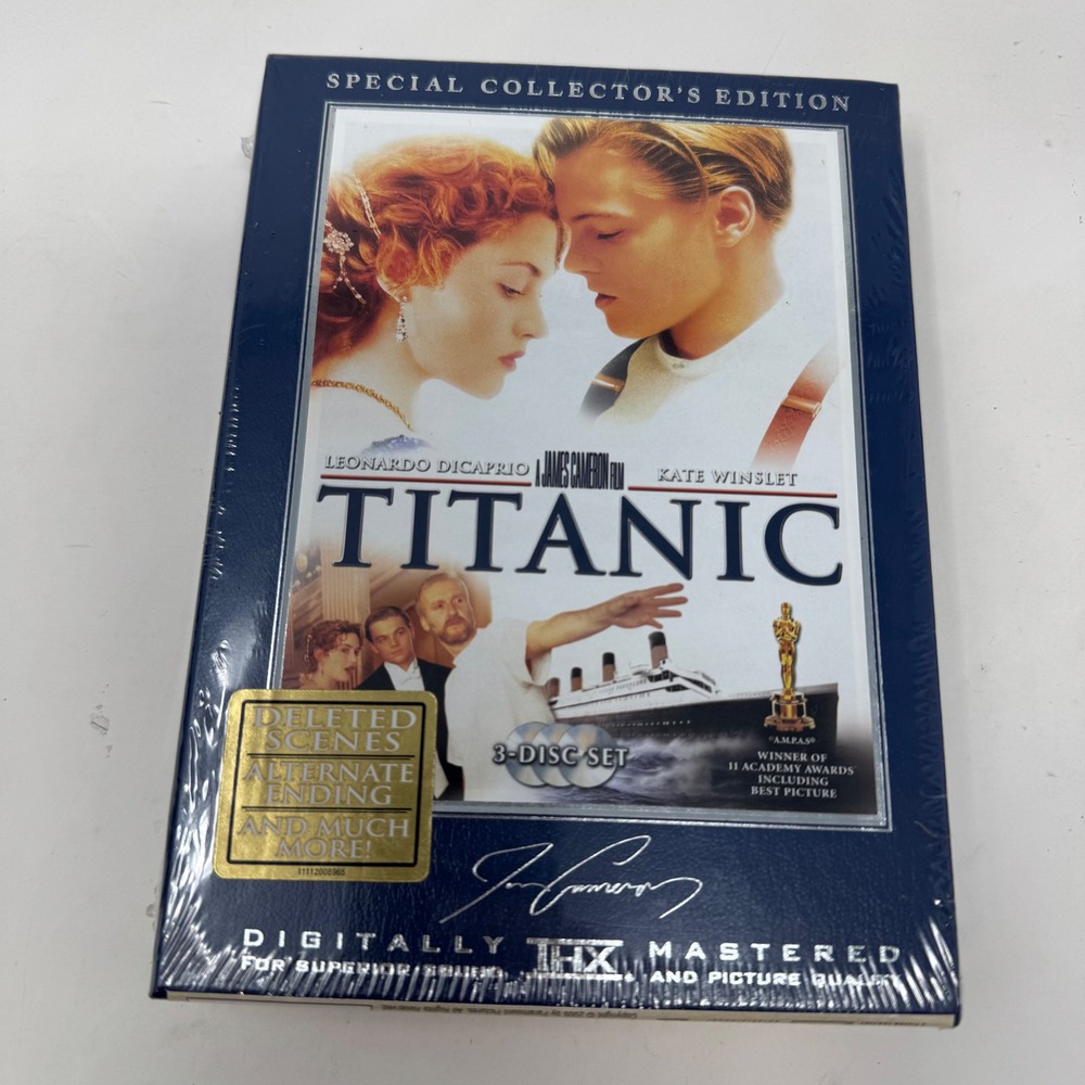Titanic DVD Special Collector's Edition 3-Disc Set New Sealed James Cameron Film